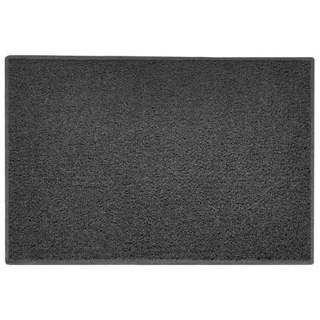 Indoor Spaghetti Doormat Plain  - Dark Grey