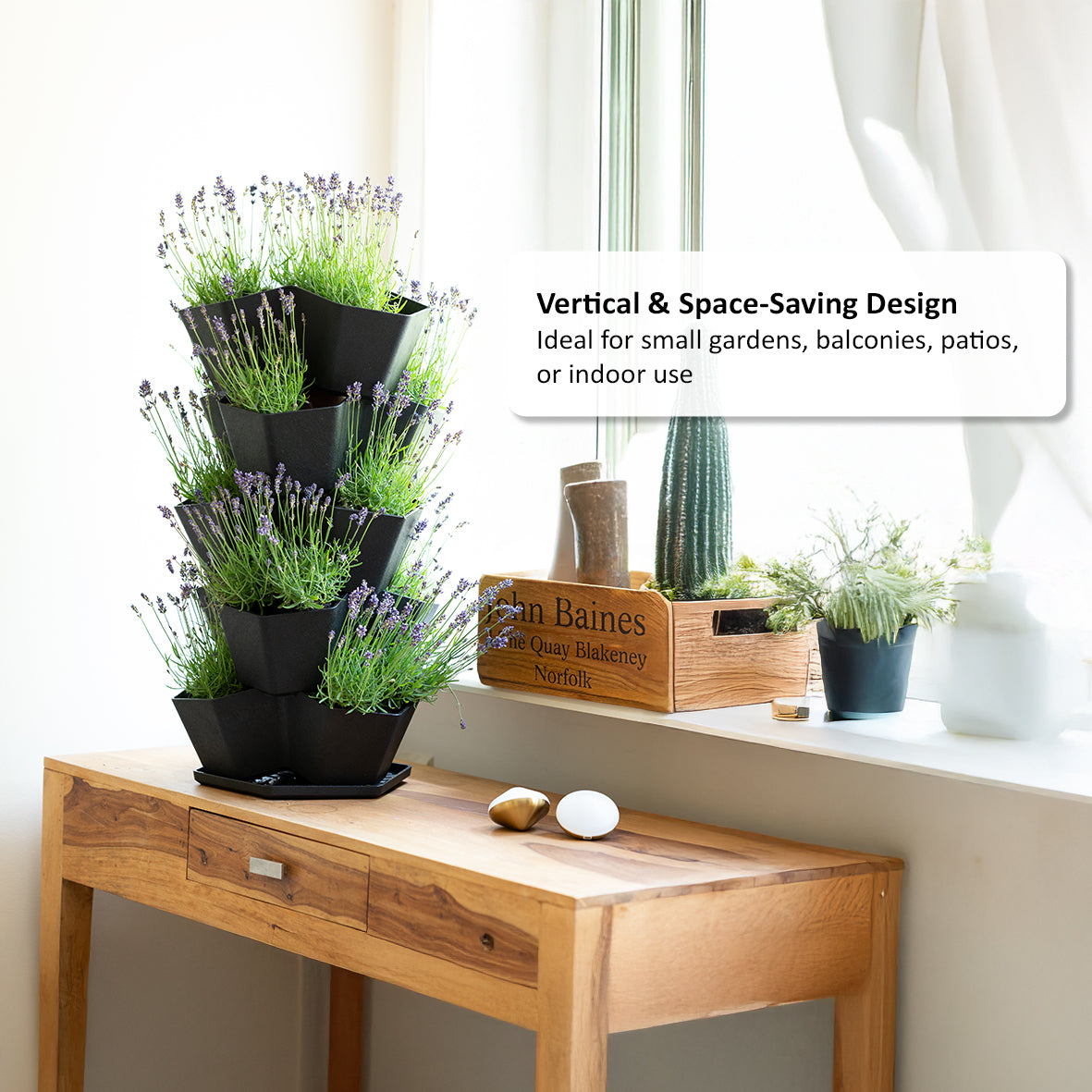 Garden Central Multy Home 5-Tier Stackable Planter