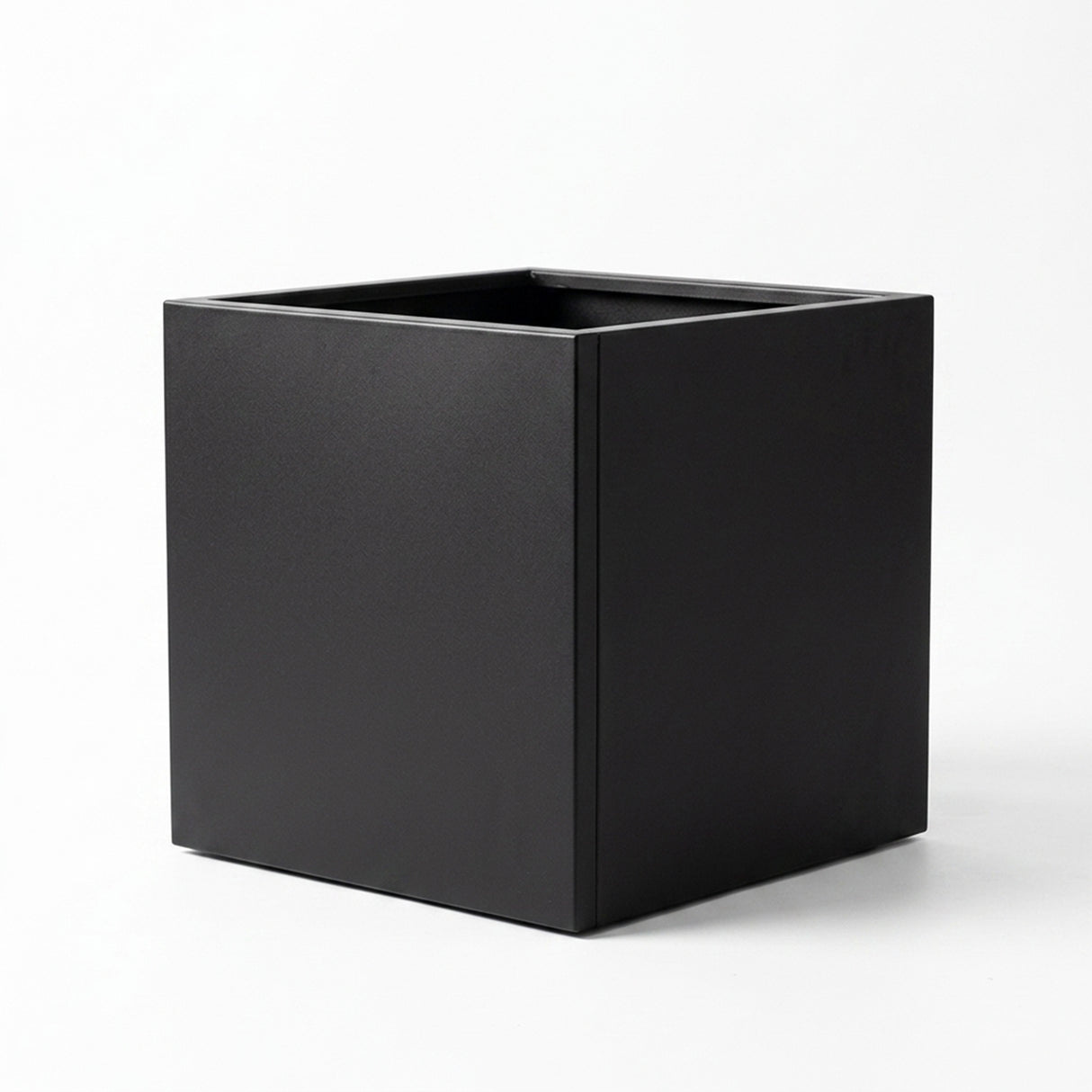 Galvanised Steel Black Cube Metal Planter 50cm x 50cm
