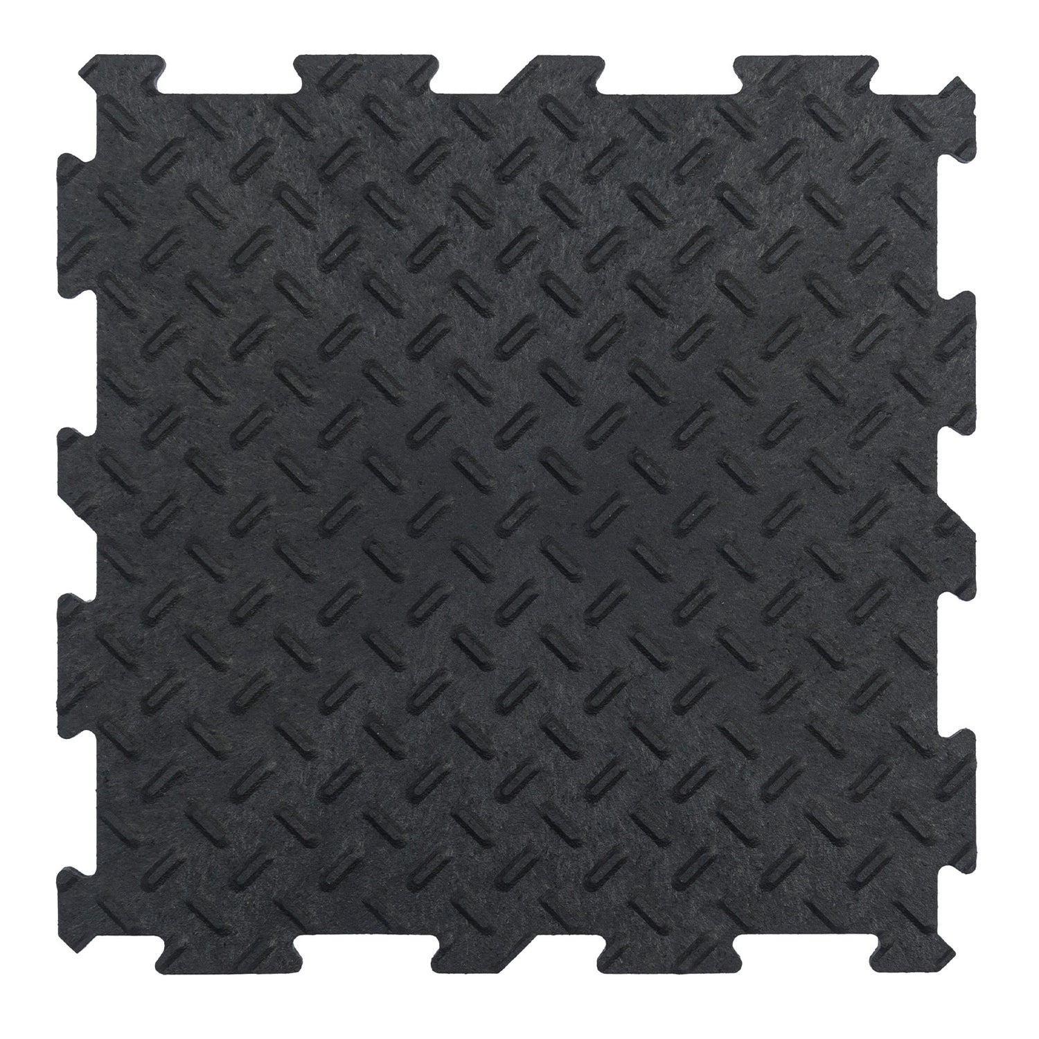 Alpha Tile Interlocking Recycled Rubber Floor Tile 30cm x 30cm