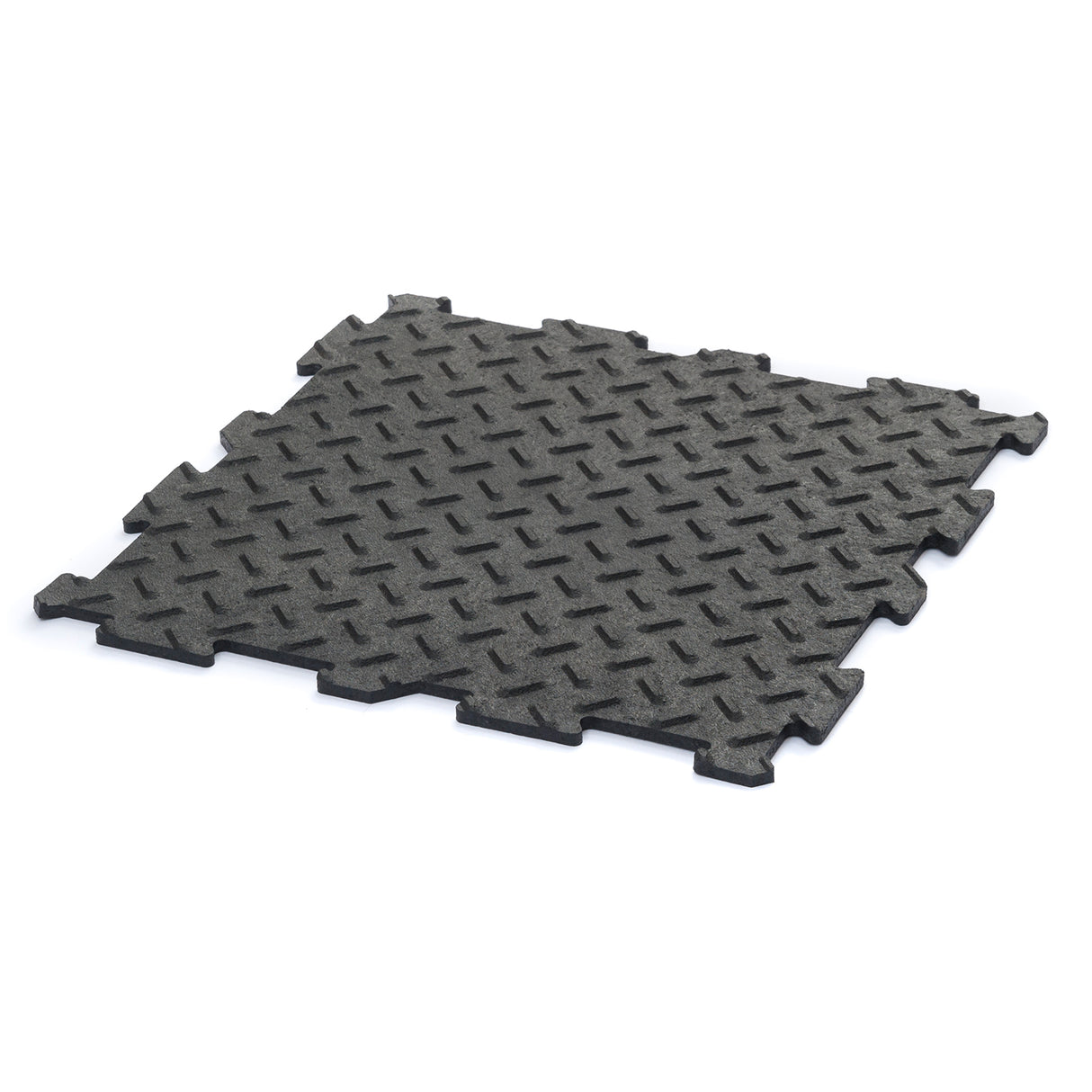 Alpha Tile Interlocking Recycled Rubber Floor Tile 30cm x 30cm