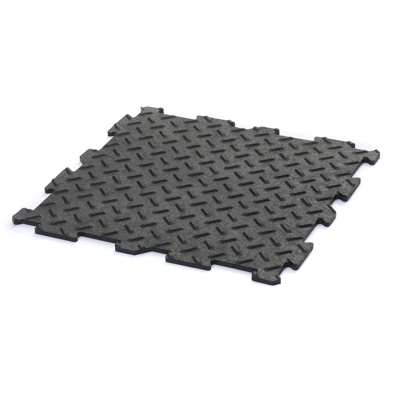 Alpha Tile Interlocking Recycled Rubber Floor Tile 30cm x 30cm