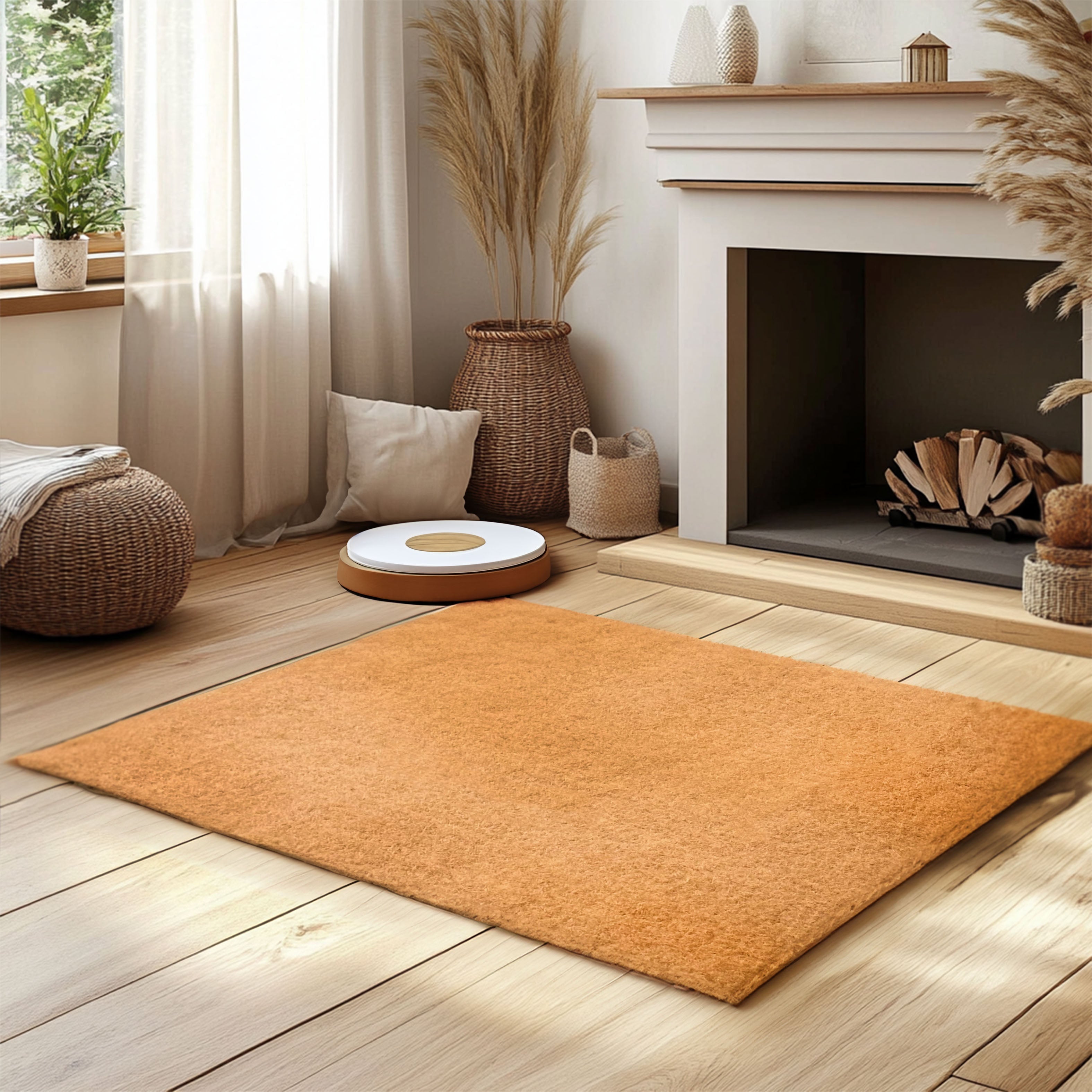 Non-Shed Synthetic Coir Large Rug – Durable, Non-Slip & Stylish