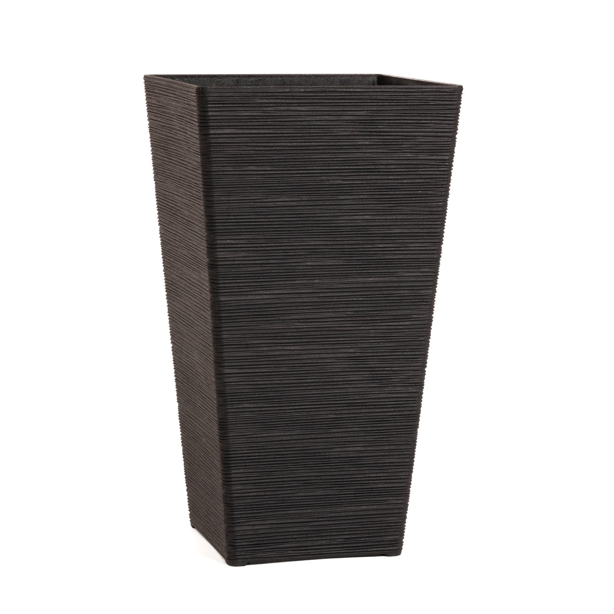 Avondale Black Seagrass Recycled Rubber Plant Pot