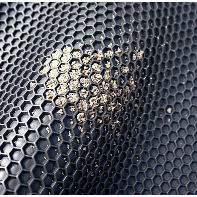Hexagon Pattern Step Mat - Black