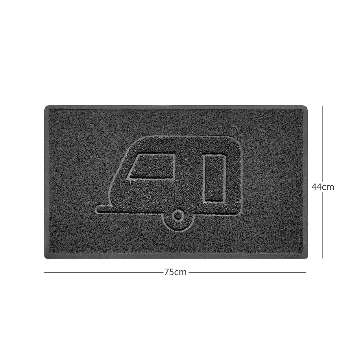 "Caravan" Grey Spaghetti Door Mat