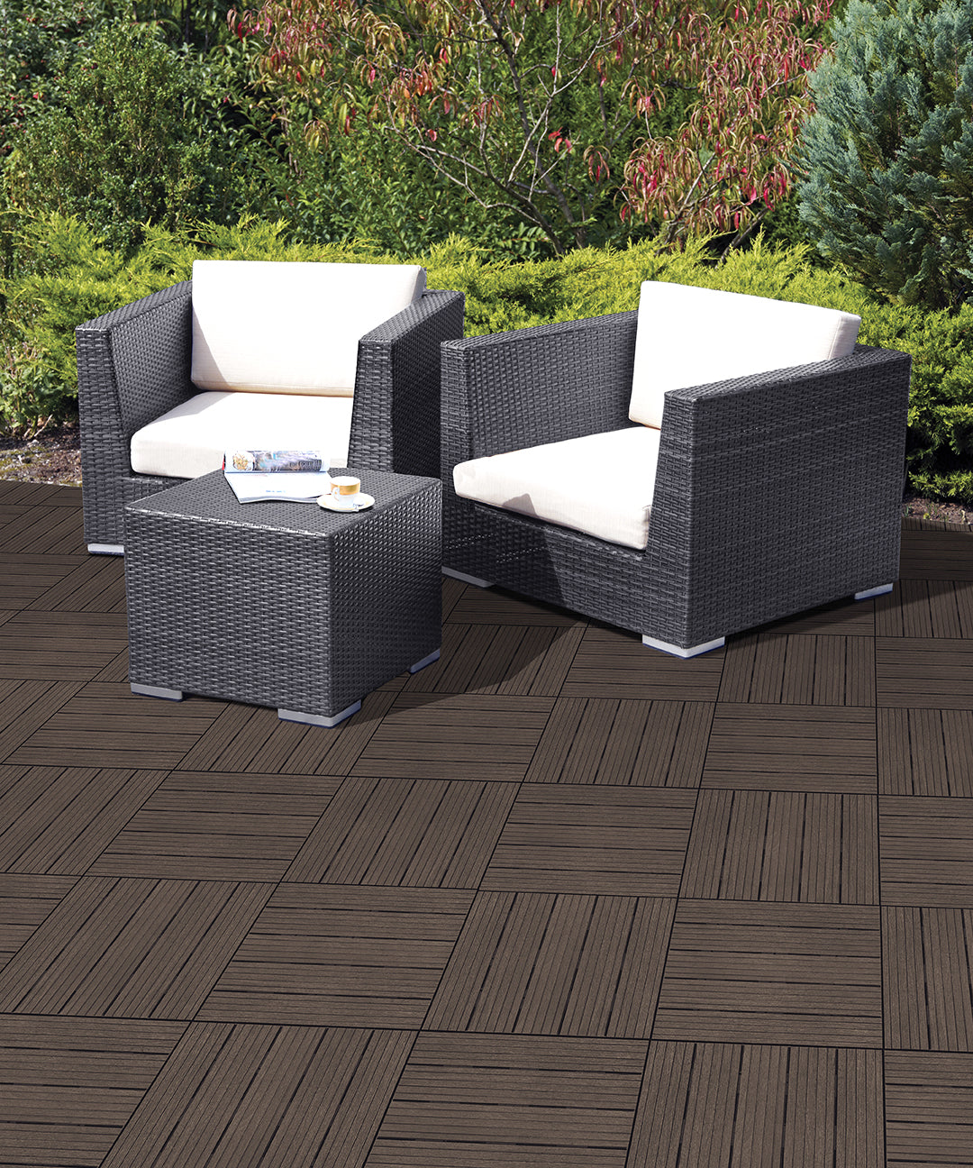 Pallet Offer - Cosmo Garden Patio Cosmopolitan Decking Tiles - 630pcs