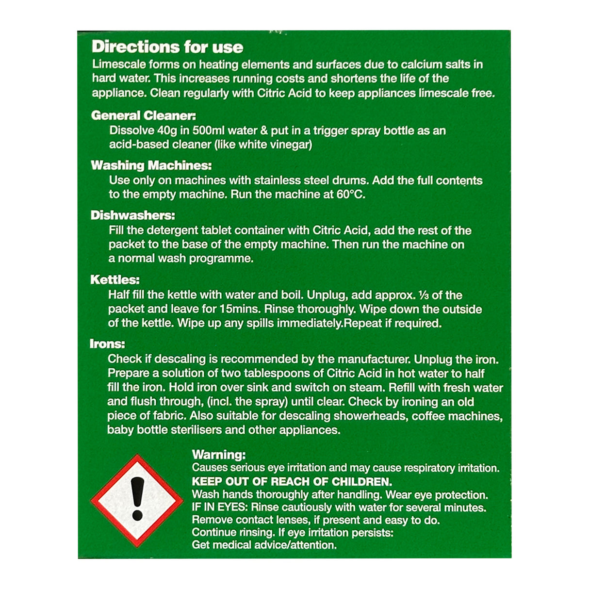 Dri-Pak Citric Acid 250g