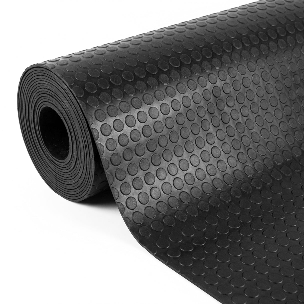 Nicoman Non-Slip Recycled Rubber Flooring Rolls - Coin Pattern