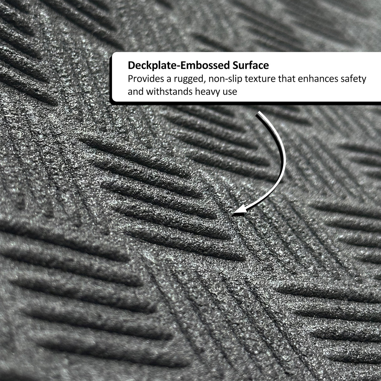 Deckplate Low Profile Rubber Doormat