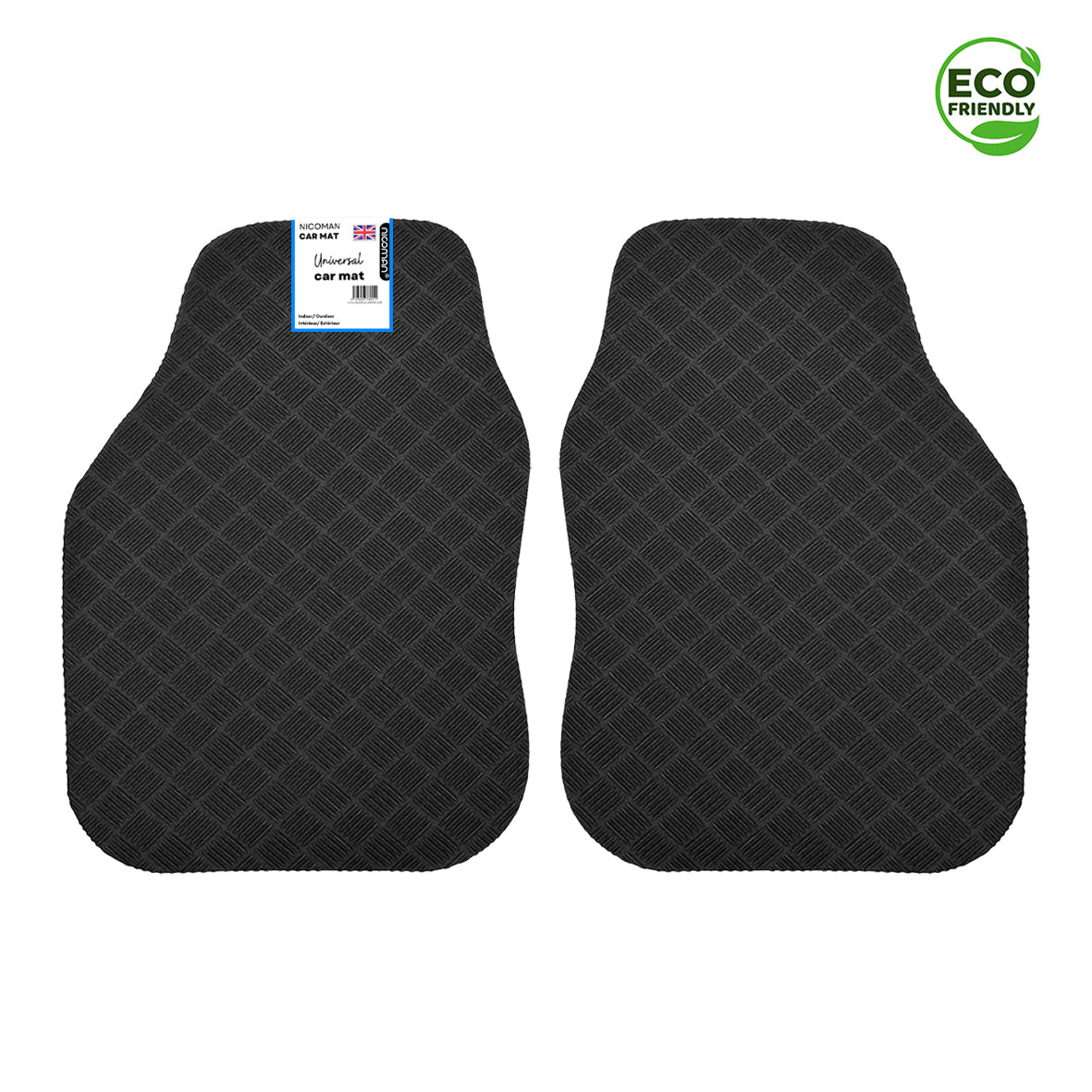 Eco Friendly Universal Car Mat - 2pc Front Set