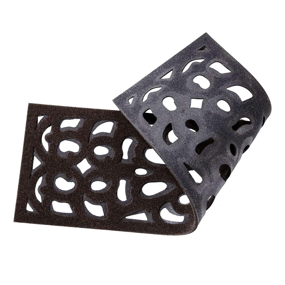 Victorian Style Eco Door Mat - Chocolate