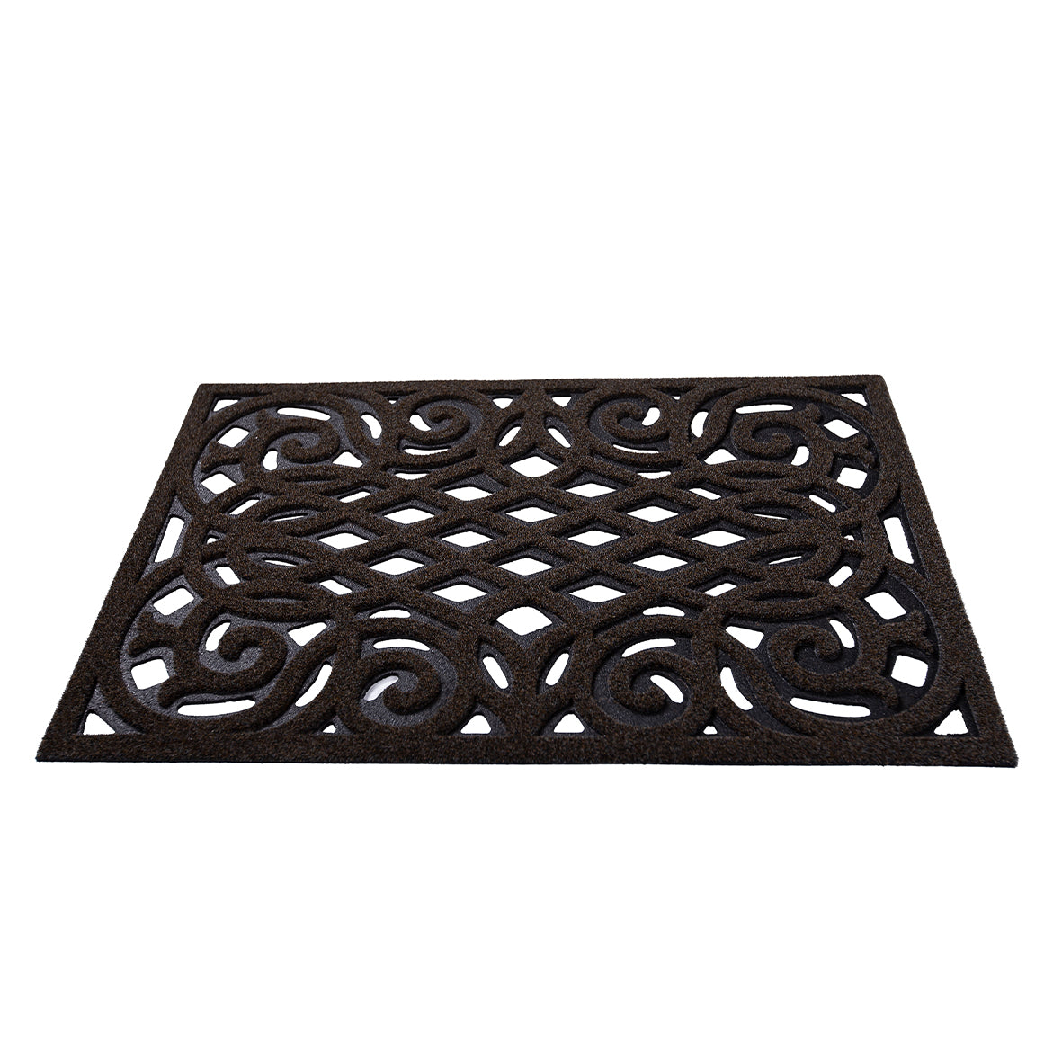 Victorian Style Eco Door Mat - Chocolate