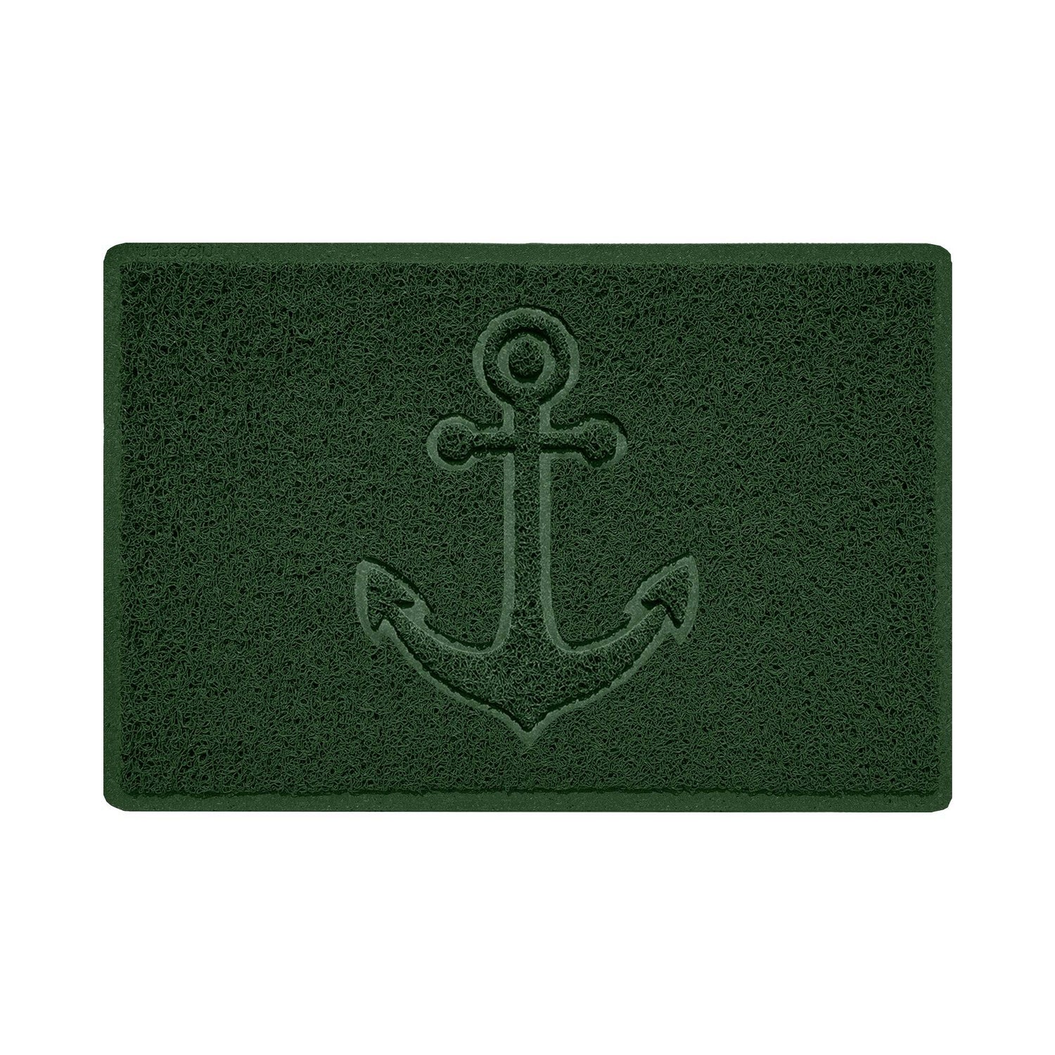 "Anchors Away" Grey Spaghetti Door Mat
