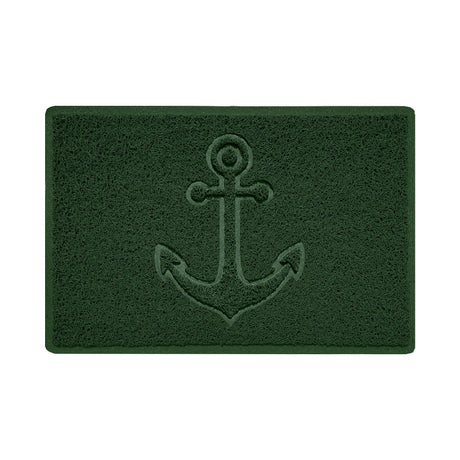 "Anchors Away" Grey Spaghetti Door Mat
