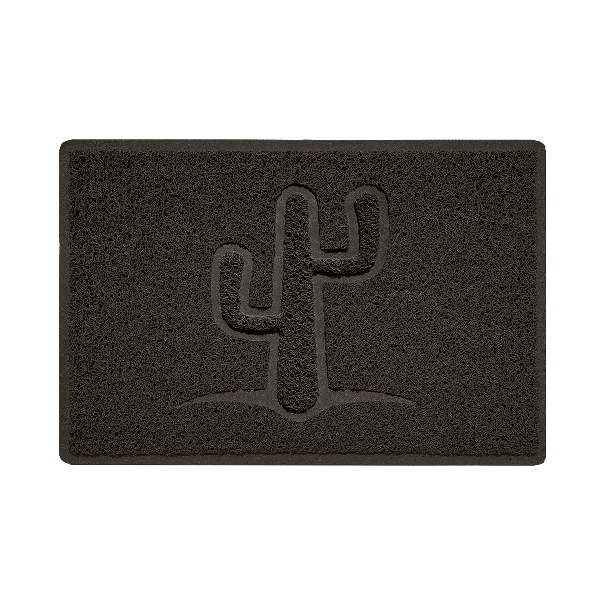 Embossed Spaghetti Outdoor Doormat - Brown