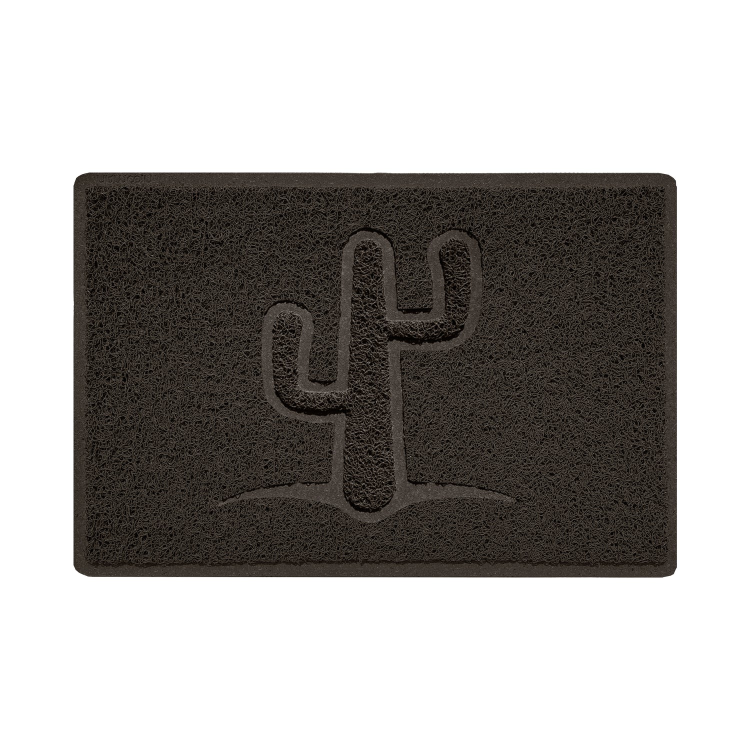 Embossed Spaghetti Outdoor Doormat - Brown