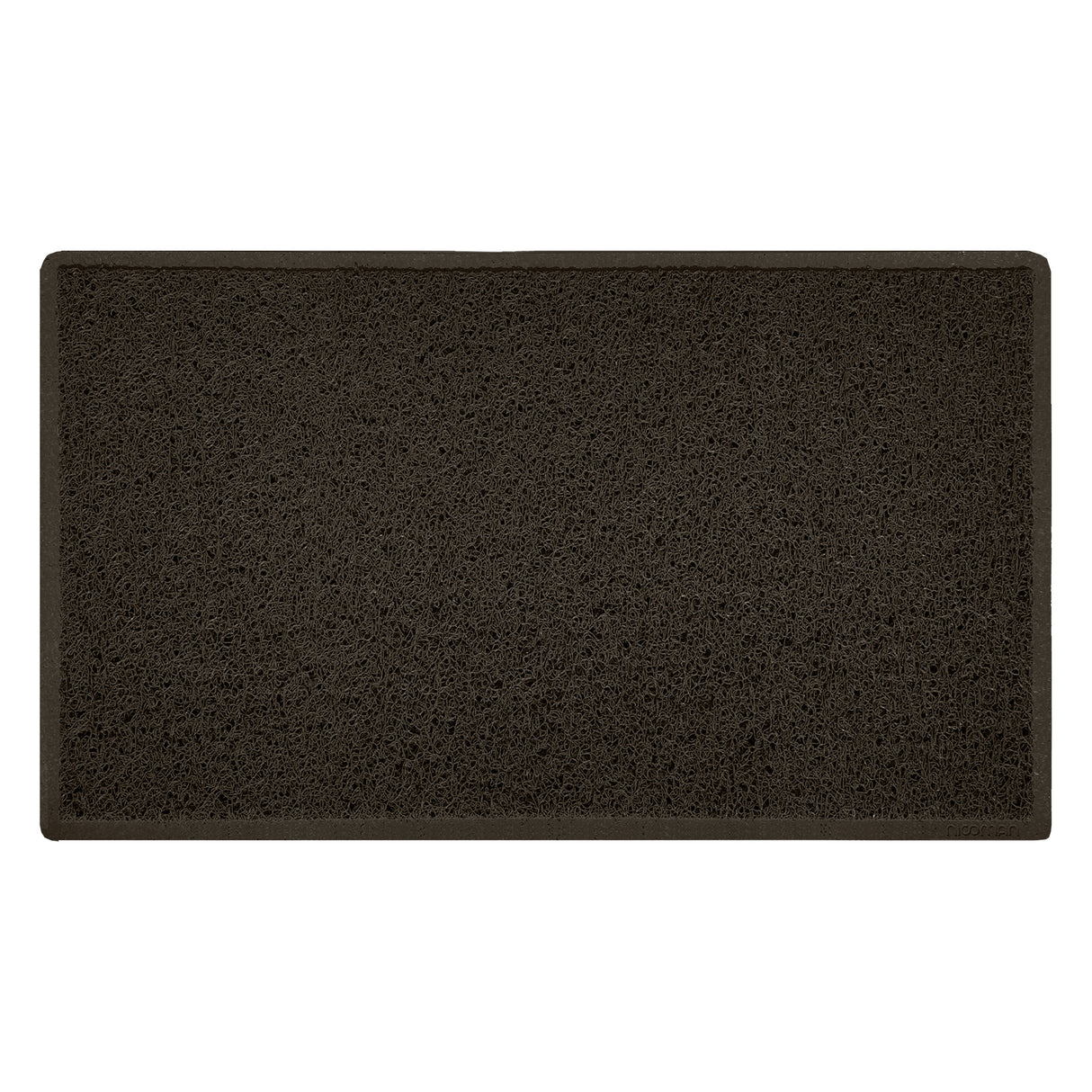 Embossed Spaghetti Outdoor Doormat - Brown