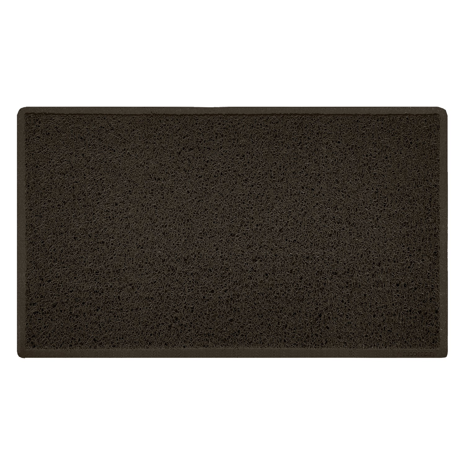 Embossed Spaghetti Outdoor Doormat - Brown