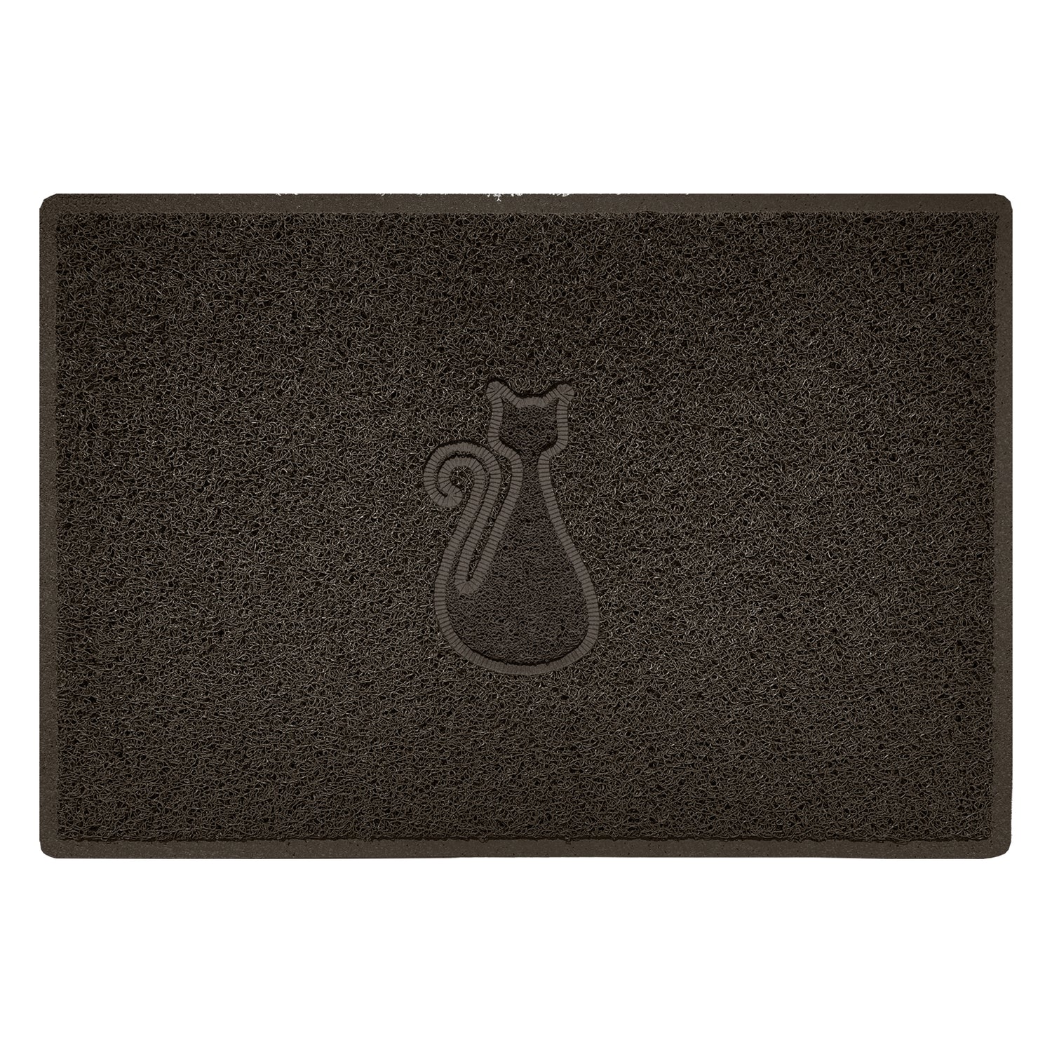 Embossed Spaghetti Outdoor Doormat - Brown