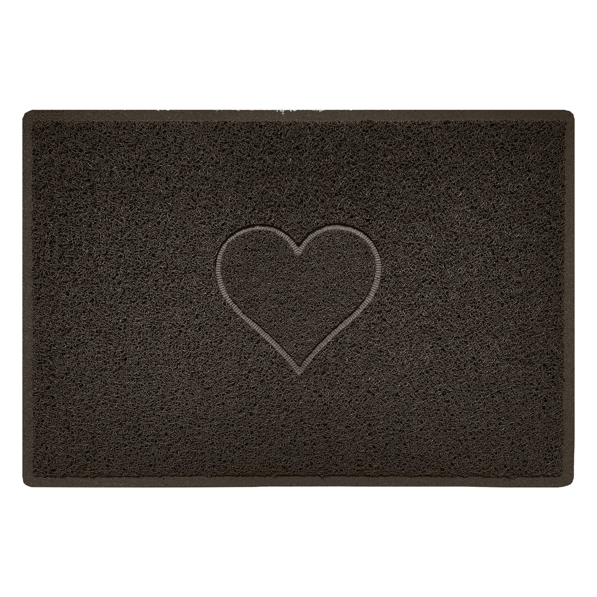 Embossed Spaghetti Outdoor Doormat - Brown