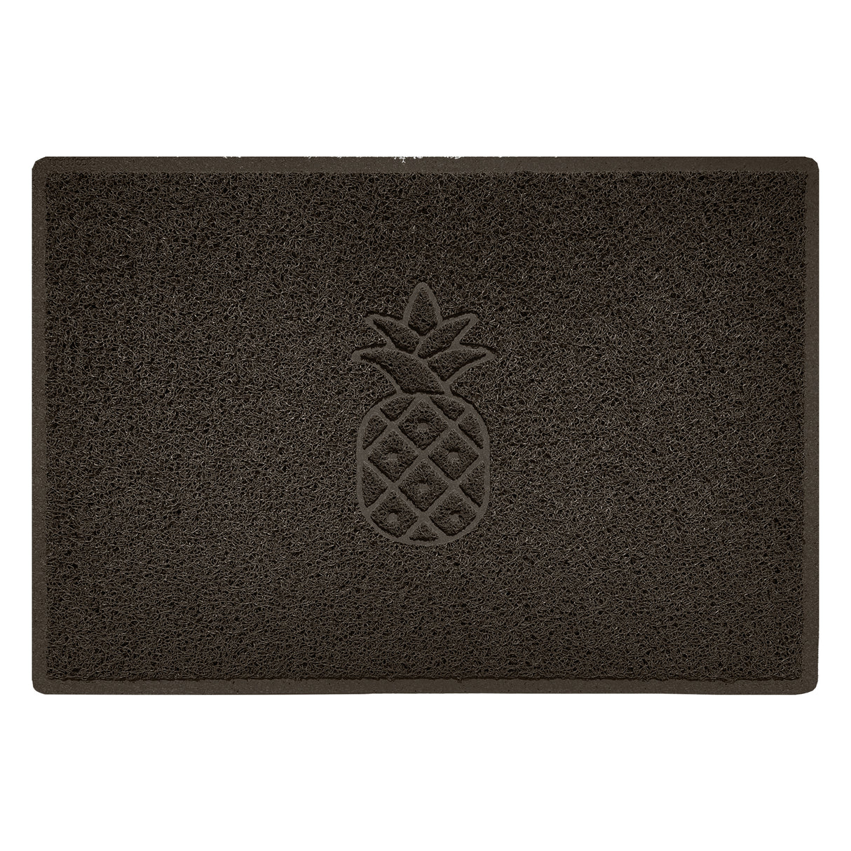 Embossed Spaghetti Outdoor Doormat - Brown