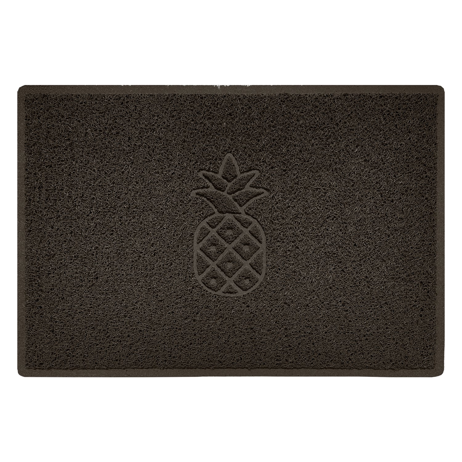 Embossed Spaghetti Outdoor Doormat - Brown