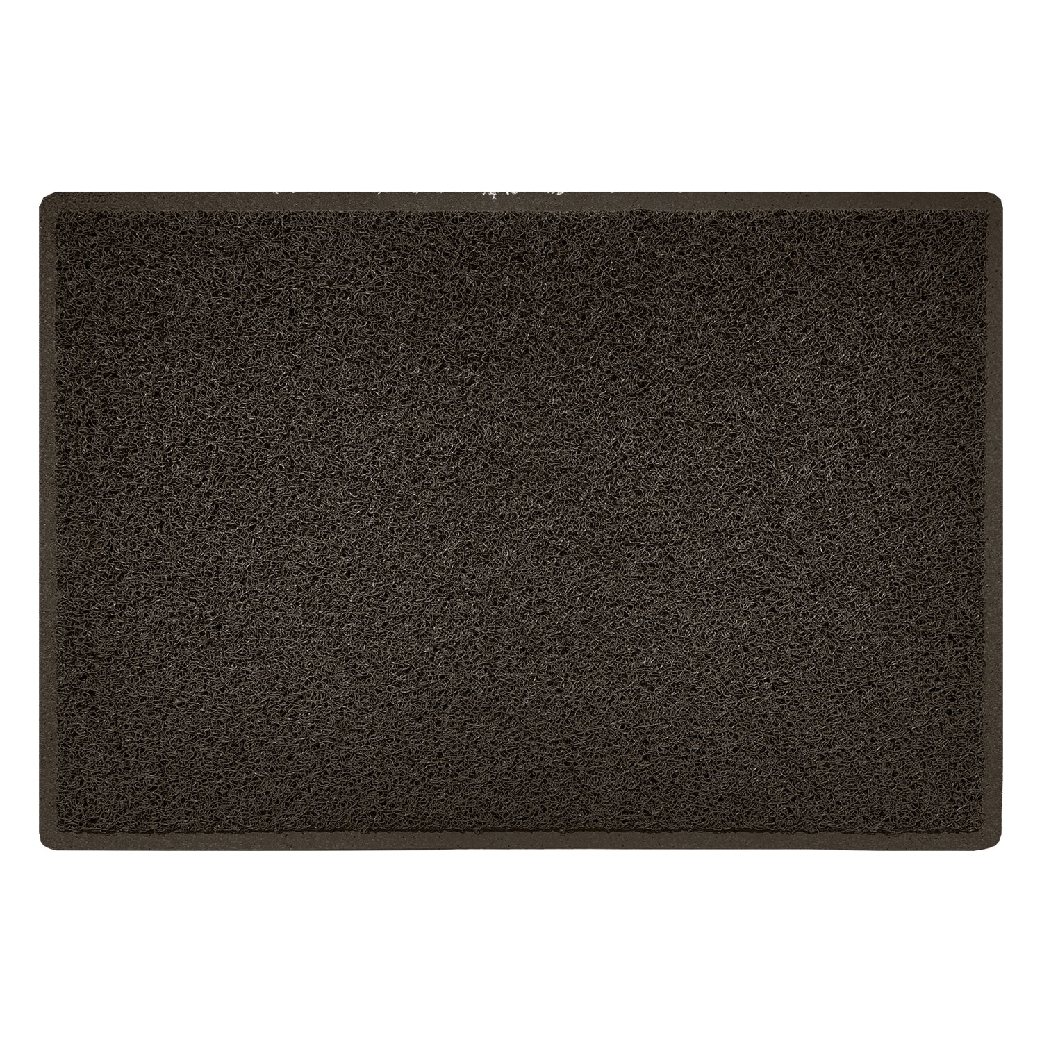 Embossed Spaghetti Outdoor Doormat - Brown