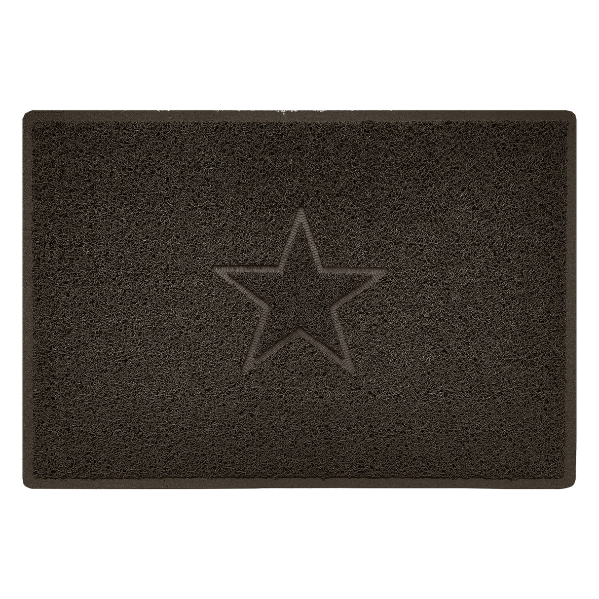 Embossed Spaghetti Outdoor Doormat - Brown