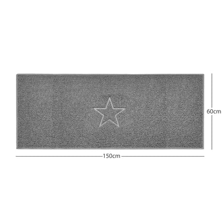 nicoman grey spaghetti indoor mat, multi colour options, free delivery, uk made