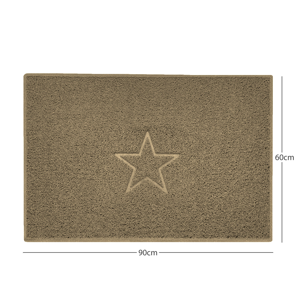 nicoman beige spaghetti indoor mat, multi colour options, free delivery, uk made