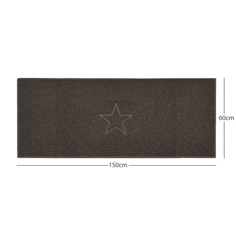 nicoman brown spaghetti indoor mat, multi colour options, free delivery, uk made