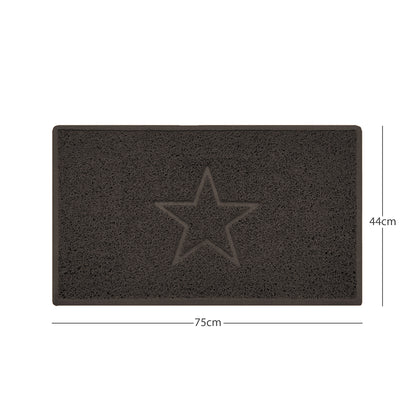 nicoman brown spaghetti indoor mat, multi colour options, free delivery, uk made