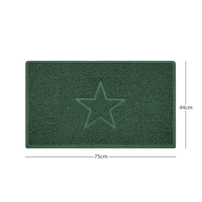 nicoman green spaghetti indoor mat, multi colour options, free delivery, uk made
