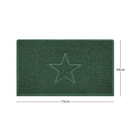 nicoman green spaghetti indoor mat, multi colour options, free delivery, uk made
