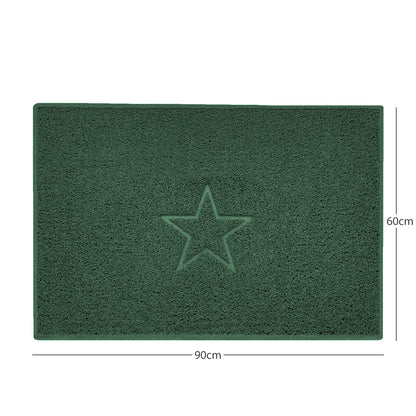 nicoman green spaghetti indoor mat, multi colour options, free delivery, uk made