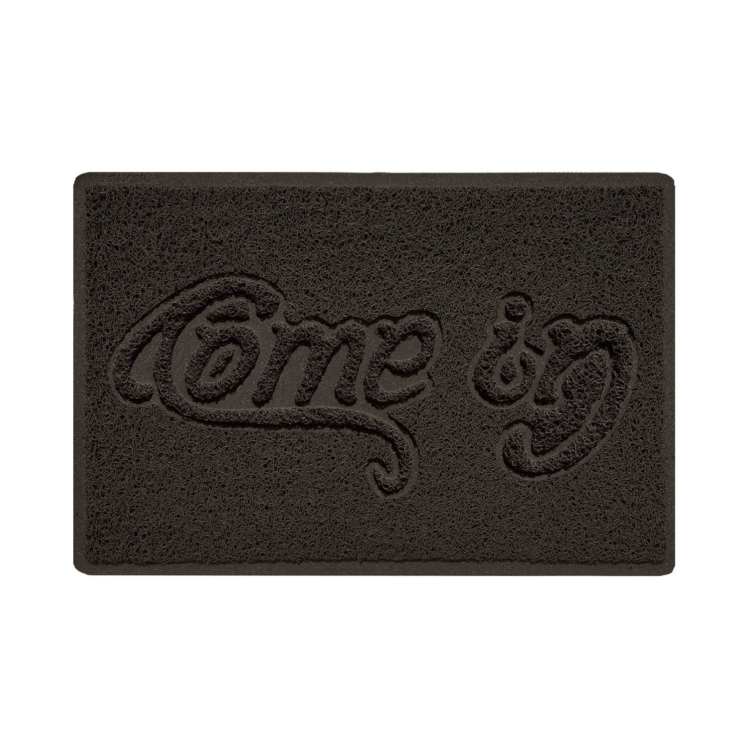 "Come In" Grey Spaghetti Door Mat