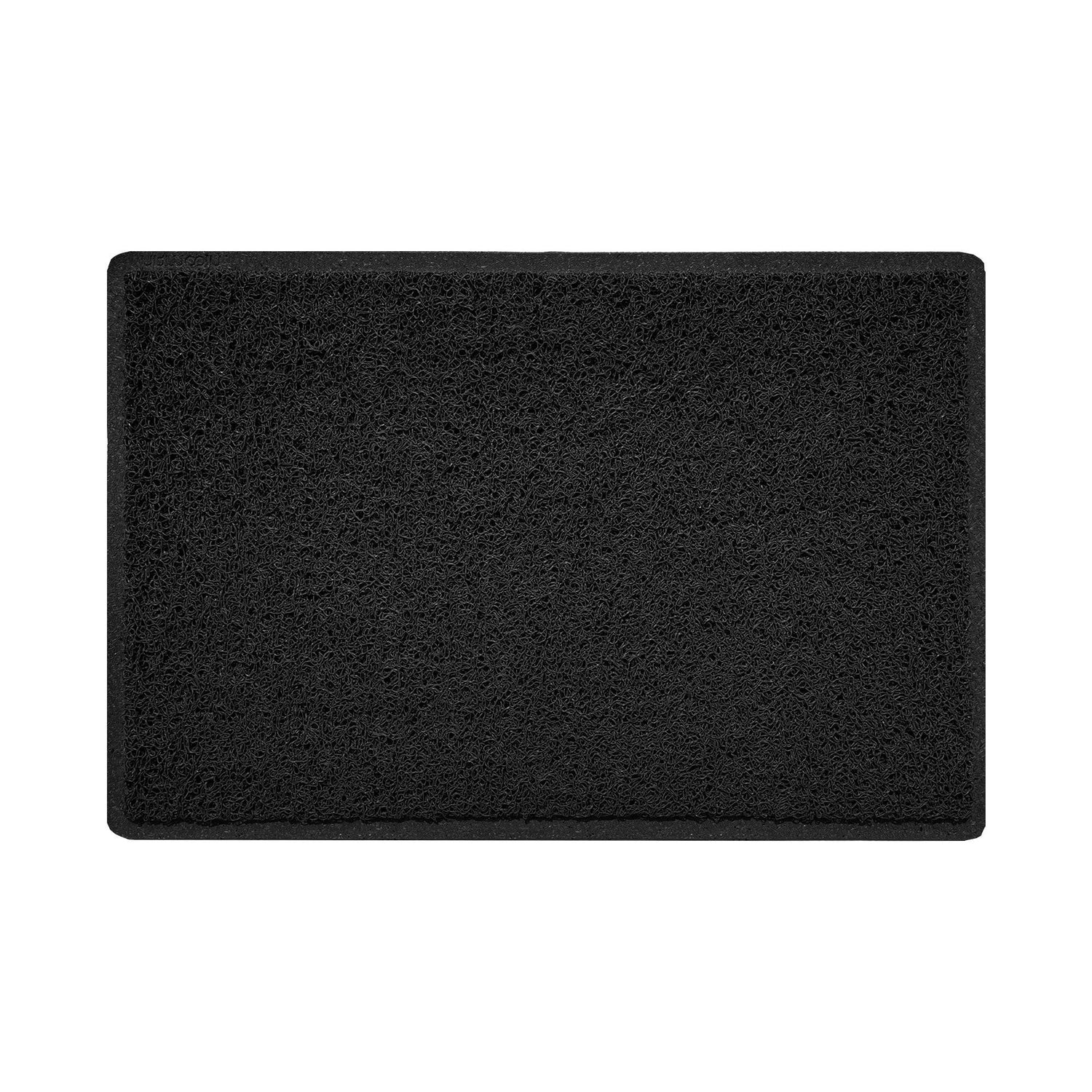 Indoor/Outdoor Spaghetti Doormat Plain - Black