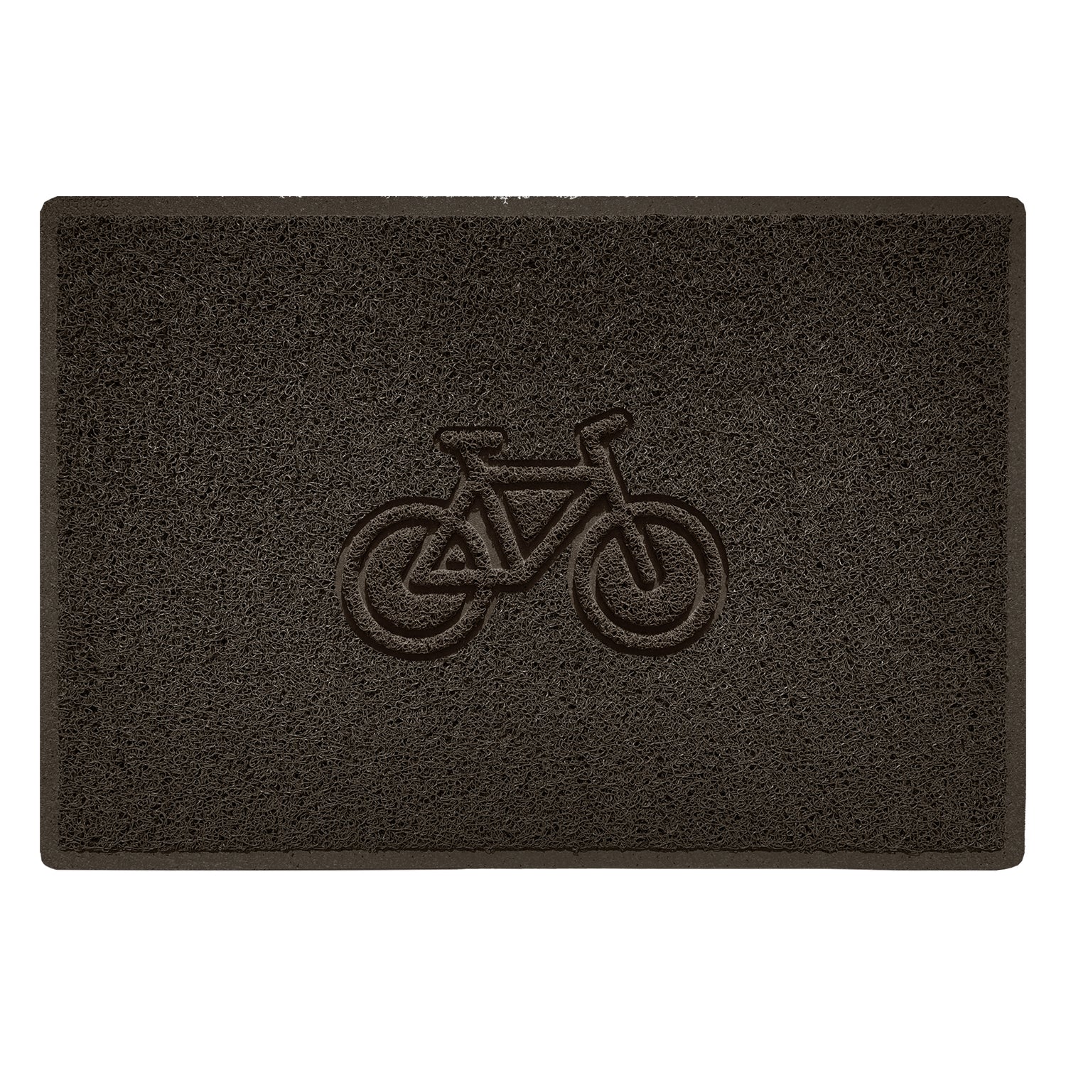 Embossed Spaghetti Outdoor Doormat - Brown
