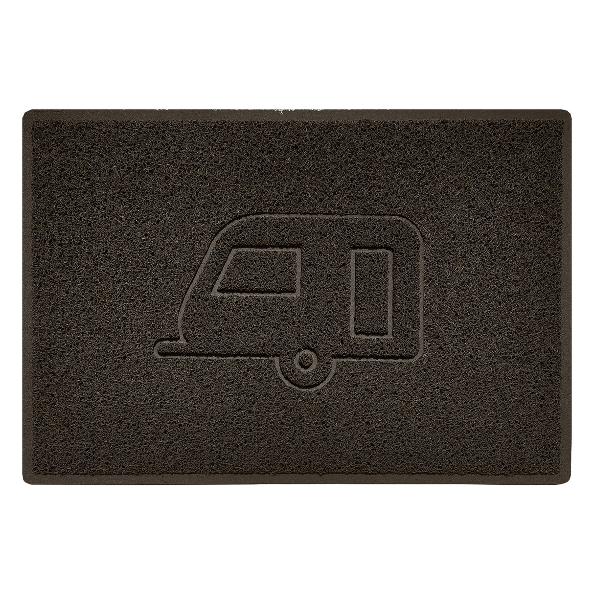 Embossed Spaghetti Outdoor Doormat - Brown