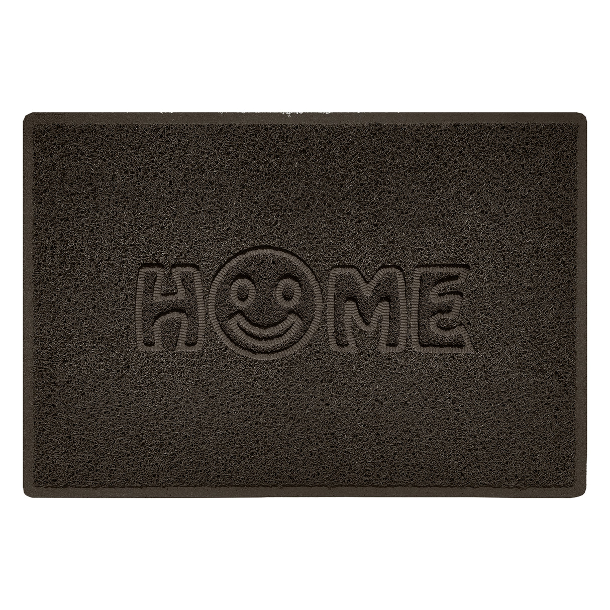 Embossed Spaghetti Outdoor Doormat - Brown