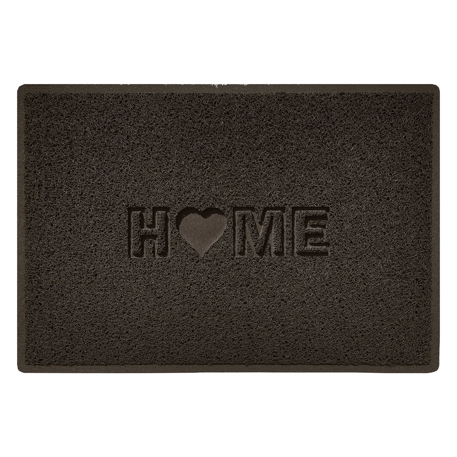 Embossed Spaghetti Outdoor Doormat - Brown