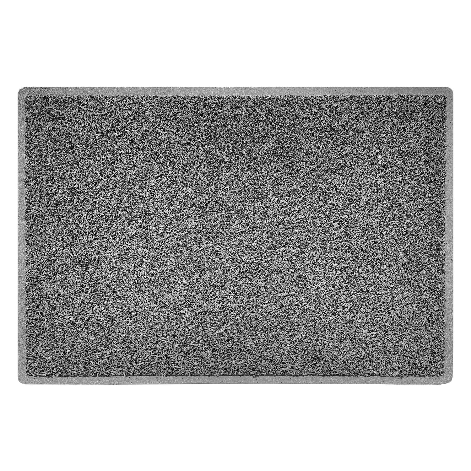 Indoor/Outdoor Spaghetti Doormat Plain - Grey