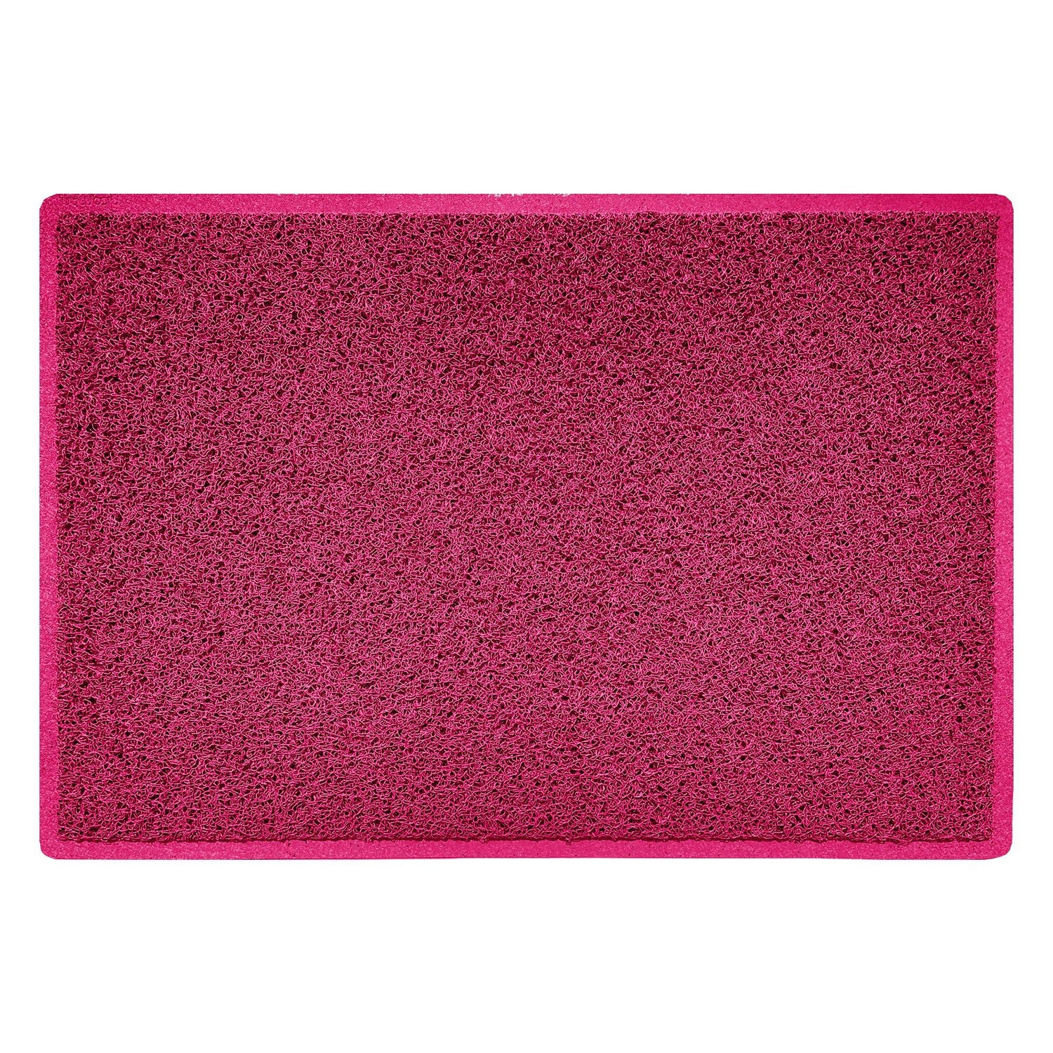 Indoor Spaghetti Doormat Plain - Pink