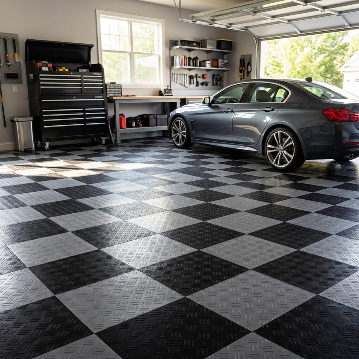 Nicoman Modular Interlocking Floor Tiles - Solid