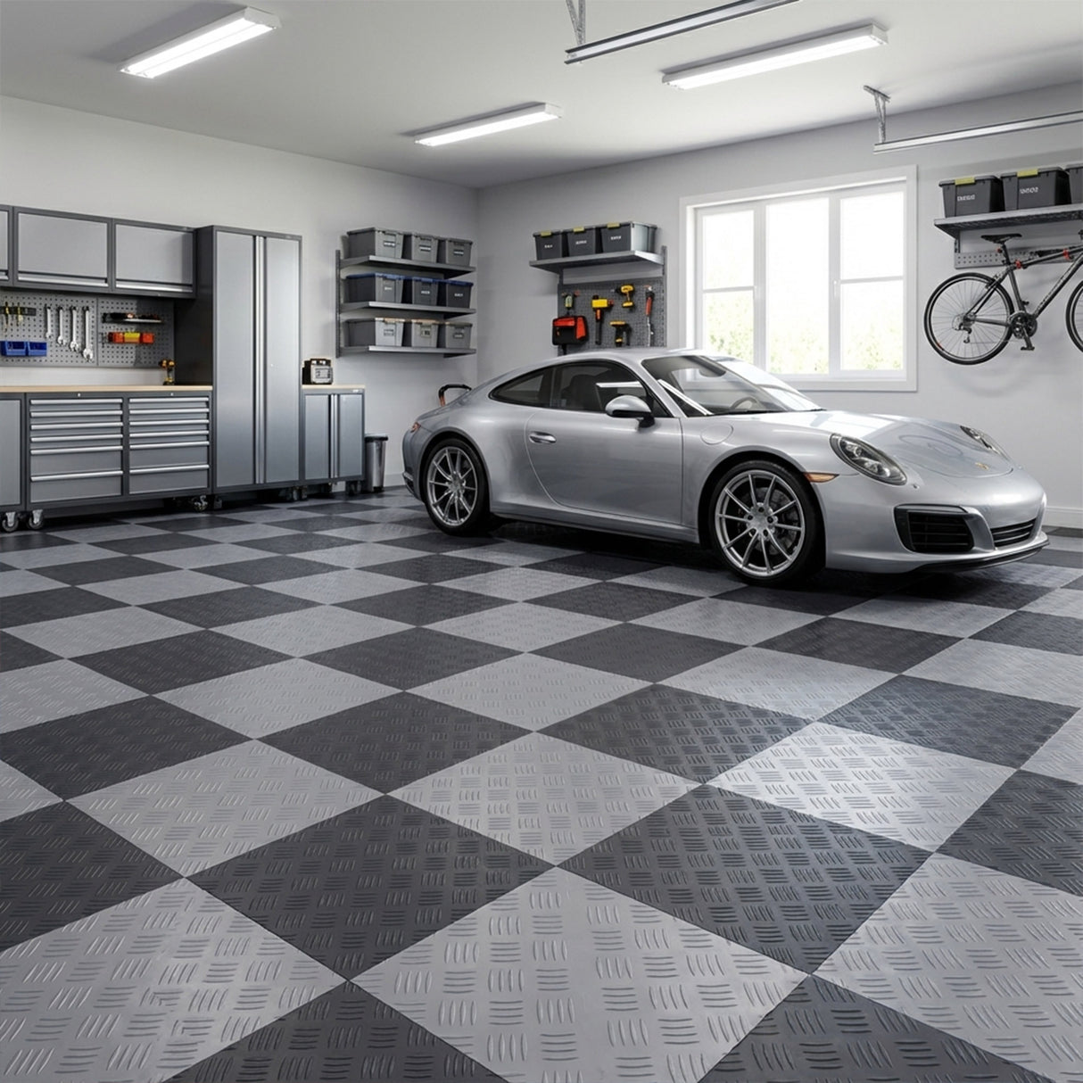 Nicoman Modular Interlocking Floor Tiles - Solid