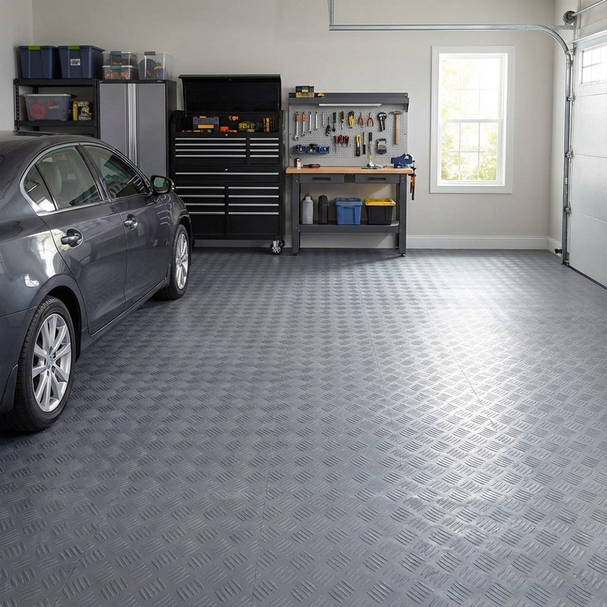 Nicoman Modular Interlocking Floor Tiles - Solid