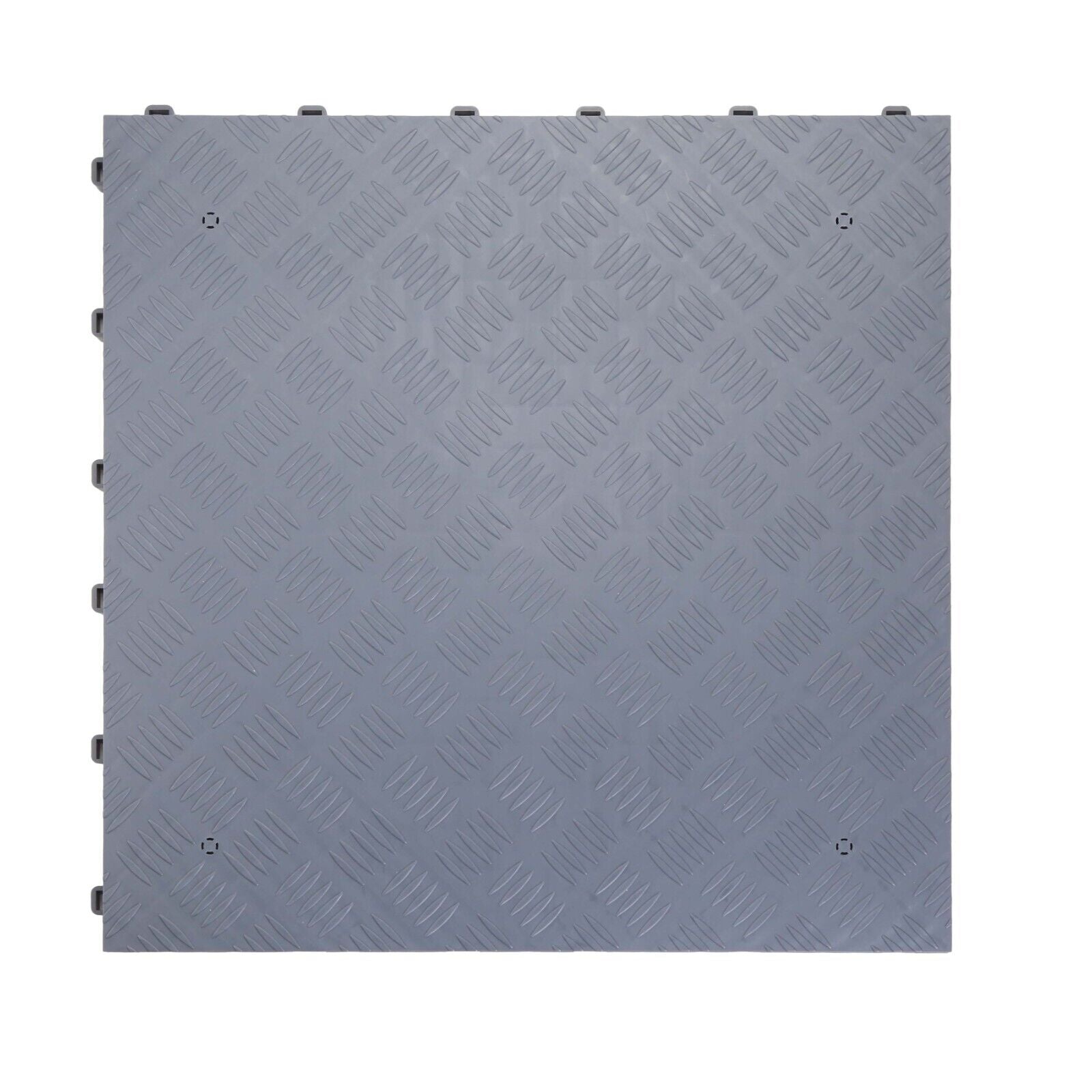 Nicoman Heavy Duty Solid Garage Floor Tiles Grey Tiles