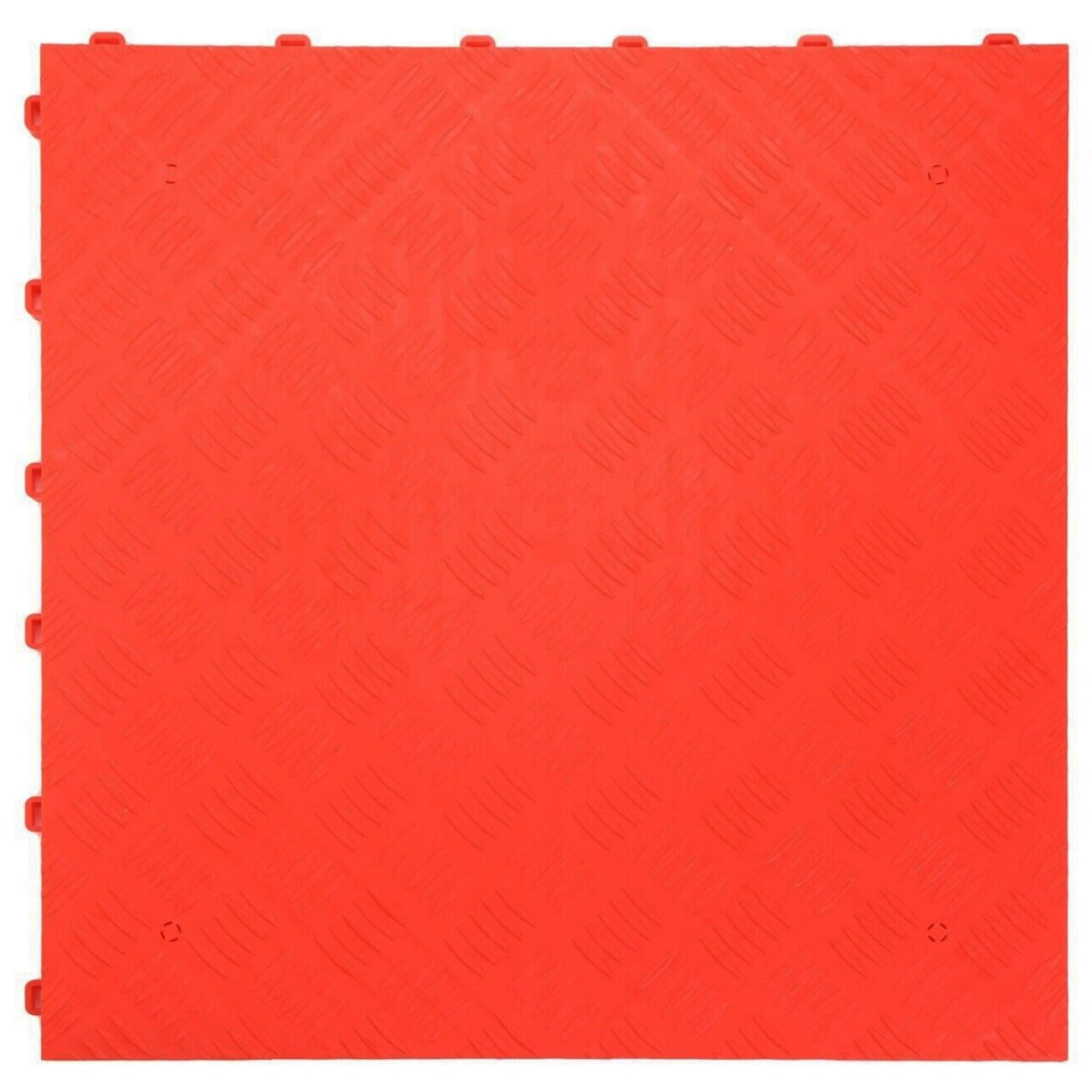 Nicoman Modular Interlocking Ribbed & Solid Garage Floor Tiles