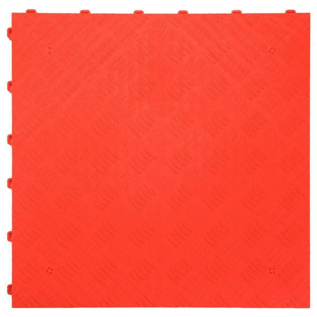 Nicoman Modular Interlocking Ribbed & Solid Garage Floor Tiles